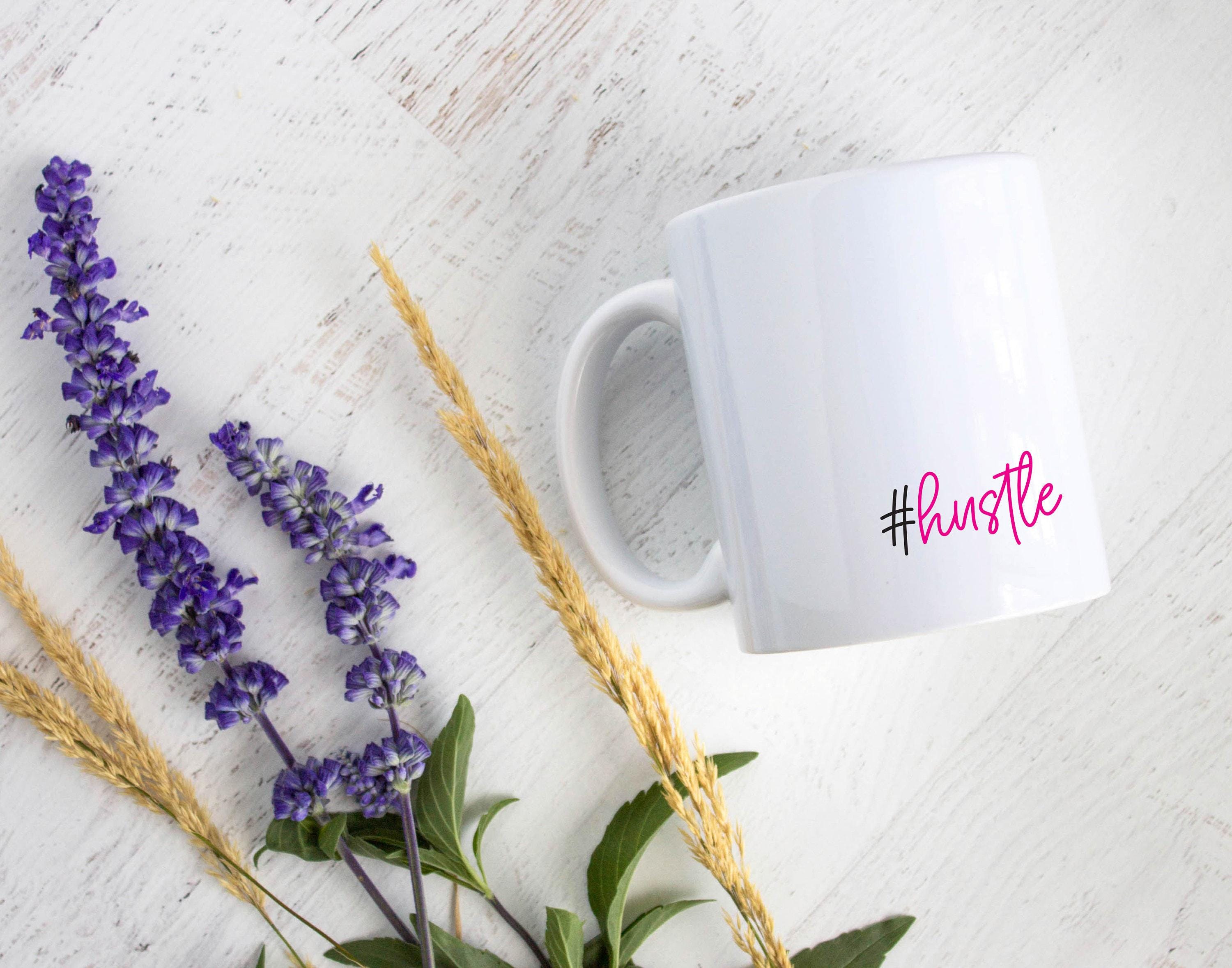 Girl Boss #Hustle - White Ceramic Mug