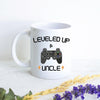 Leveled Up to Uncle Playstation - White Ceramic Mug
