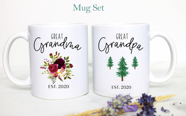 Great Grandpa and Grandma Individual or Mug Set - White Ceramic Mug