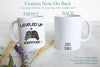 Leveled Up to Godfather Nintendo - White Ceramic Mug