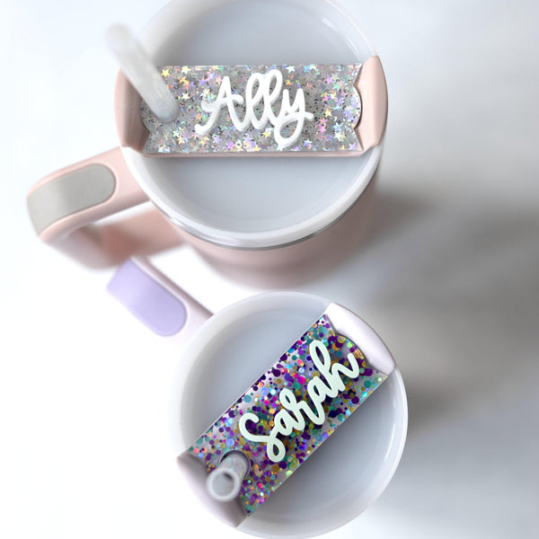 Personalized Tumbler Name Plate Quencher H2.0