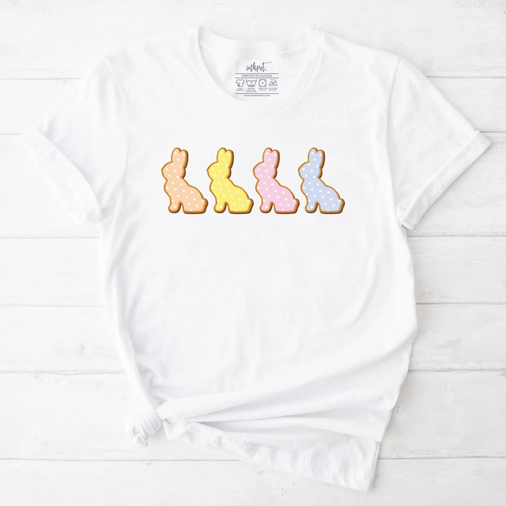 Easter Bunny Cookie Shirt Sweatshirt | Cute Easter Shirt, Happy Easter Shirt, Easter Tee, Women Easter Tee, Cute Bunny Tee,Easter Sweatshirt