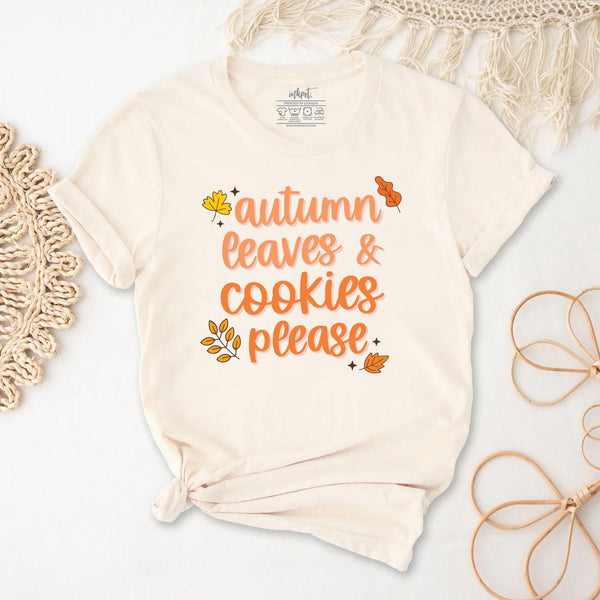 Autumn Leaves and Cookies Please T-Shirt