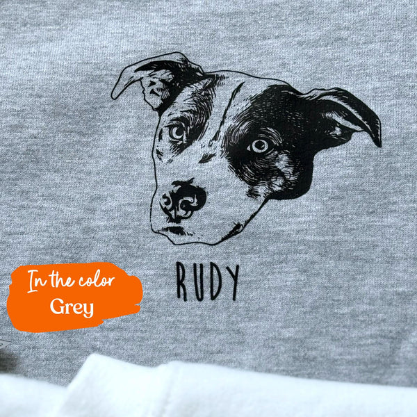 Custom Pet Portrait Shirt or Sweatshirt