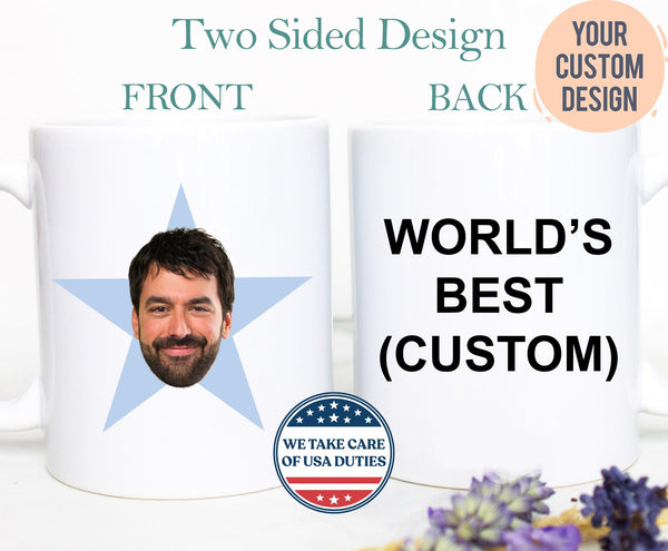 The Office - Custom Photo and Text Star Face Mug