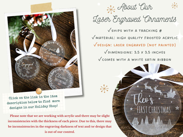 Custom Promoted to Auntie Or Uncle Ornament 2025 | Pregnancy Announcement Ornament, Baby Announcement, New Aunt Uncle Ornament, Pregnancy