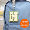Personalized Backpack Name Tag, Kids Backpack Tag, Custom Name Keychain, Daycare Bag Tag, Lunch Box Tag, School Bag Charm