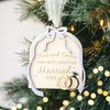 First Christmas Married Ornament, Newlywed Christmas Ornament, Mr and Mrs Ornament with Custom Bow, Wedding Gift Keepsake, Personalized 2025