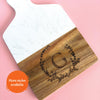 First Home Gift Personalized Charcuterie Board, Realtor Closing Gift, Custom Housewarming Cutting Board, Marble Wood Engraved Board