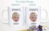 Custom Child Face Photo Gift For Mom Dad Individual OR Mugset, Personalized Photo Mug, Christmas Gift, Parents Birthday, Baby Face Gift Mug