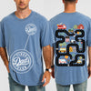 Tired Dads Club Shirt, City Road Track Dad Tee, Police Car Ambulance School Bus Design, Comfort Colors® Funny Dad Gift