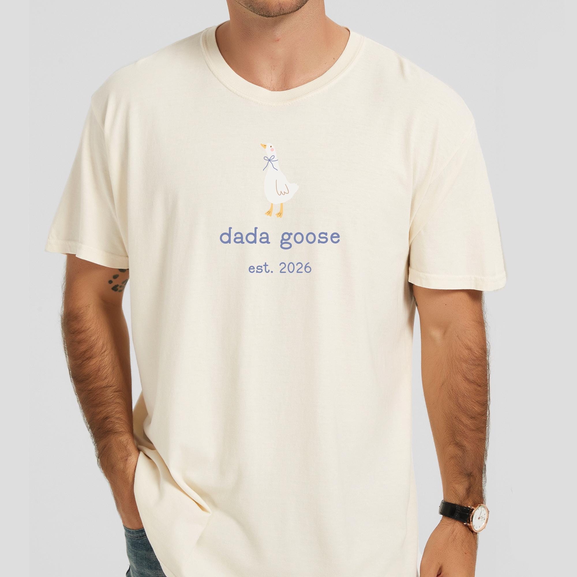 Matching Dad And Child Shirts, Dada Goose Silly Goose Set, Personalized Family Shirts, Fathers Day Gift, Daddy And Me