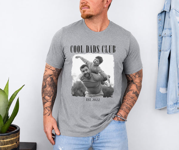 Custom Photo Dad Shirt, Personalized Dad Tee, Fathers Day Gift For Dad, Picture Shirt, Dad And Kids Photo Shirt