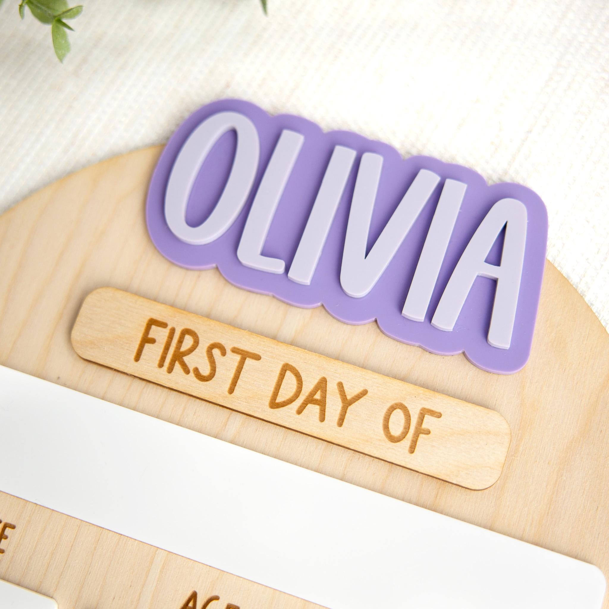 First & Last Day of School Sign
