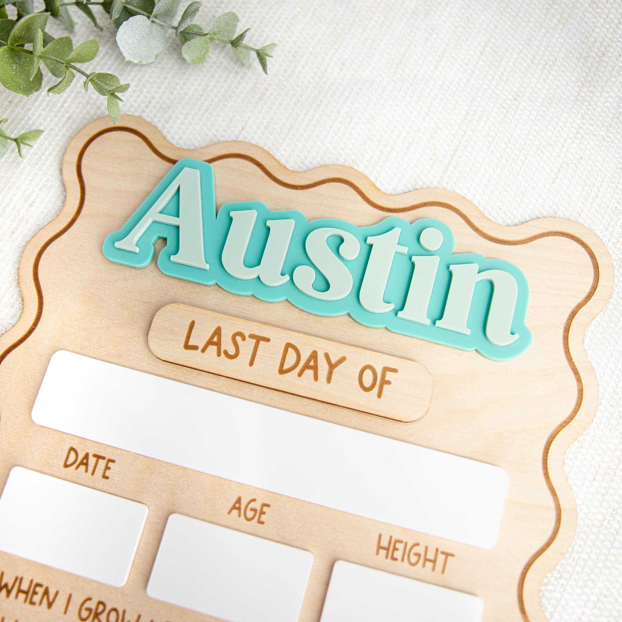 First & Last Day of School Sign