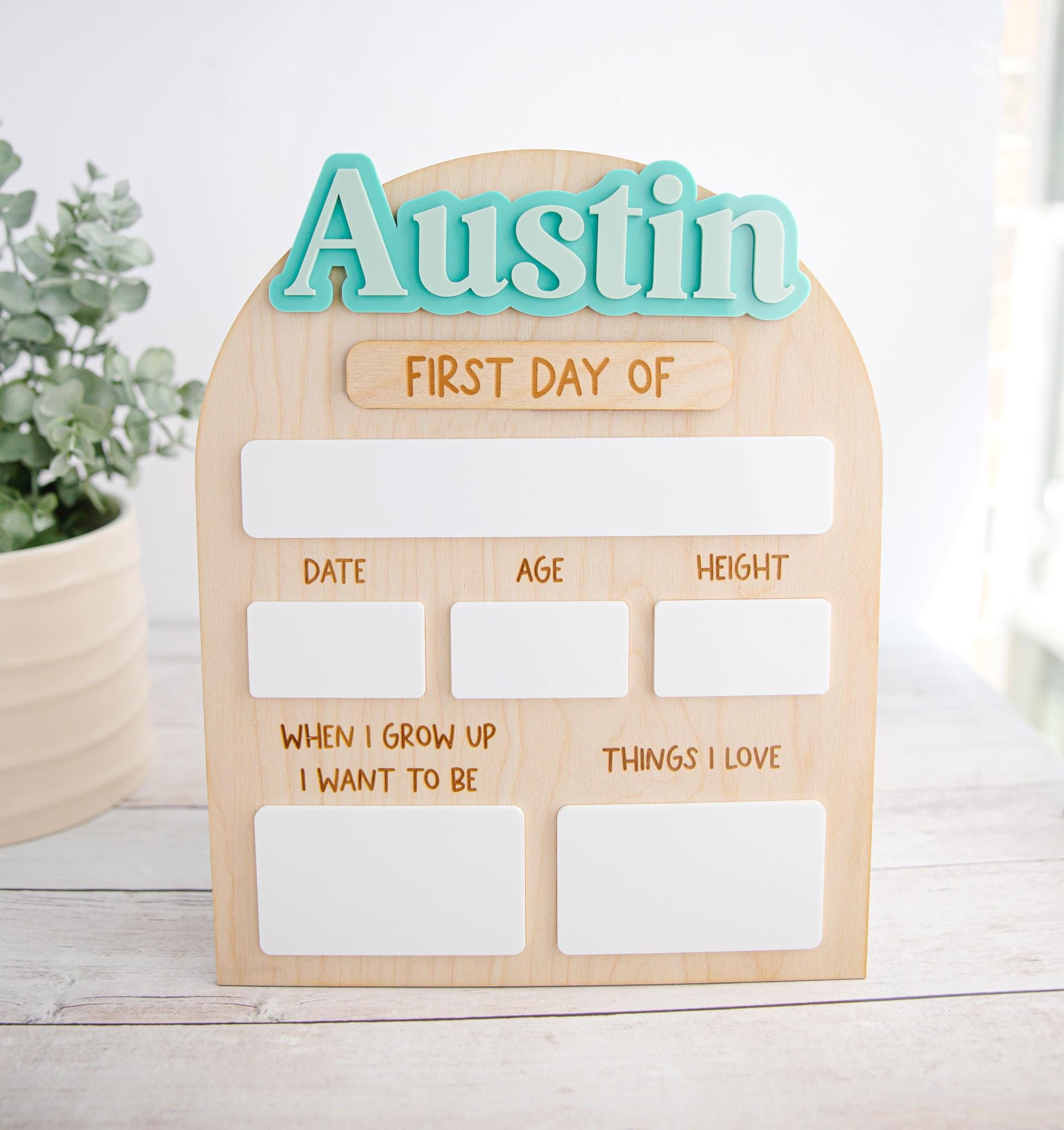 First & Last Day of School Sign