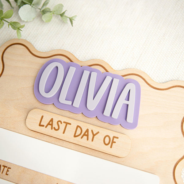 First & Last Day of School Sign