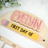 First & Last Day of School Sign - School Theme