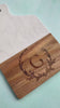 First Home Gift Personalized Charcuterie Board, Realtor Closing Gift, Custom Housewarming Cutting Board, Marble Wood Engraved Board